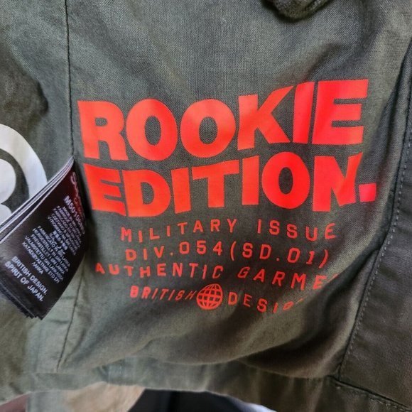 SuperDry Jacket Military Issue Rookie Edition Size Small British Design - Picture 7 of 11